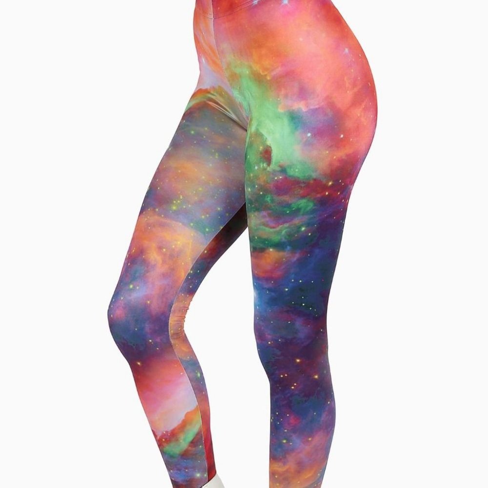 Blackmilk galaxy rainbow leggings